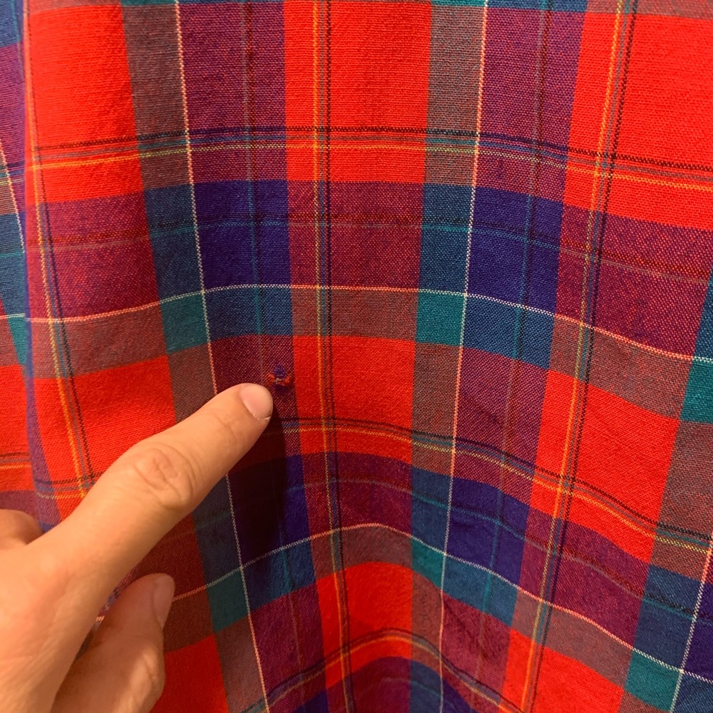 VINTAGE Pendleton Button Down Virgin Wool - Picture 5 of 6